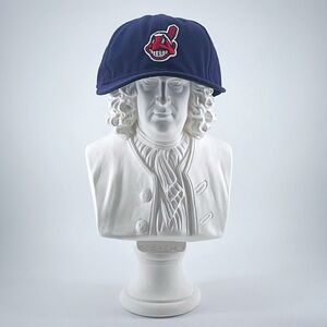 Nbl New Era Cleveland Ohio Red Navy Blue On-Field Indians Baseball Sport Cap Hat